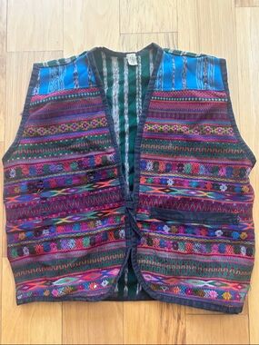 Vintage Guatamalan vest size M.